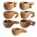 Traditional Norse Wood Carved Mug