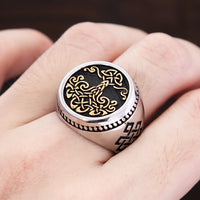 Tree of Life Yggdrasil Stainless Steel Ring
