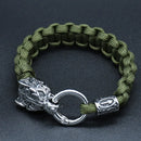 Odin Wolves Paracord Bracelet