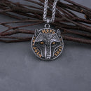 Fenrir Head Stainless Steel Necklace