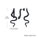 Jormungandr the Midgard Serpent Steel Earrings