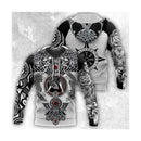 Ravens and Wolves of Odin 3D Printed Hoodie
