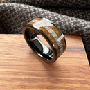 Frigg's Bounty Tungsten and Deer's Antler Wedding Band