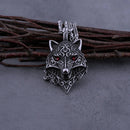 Snarling Fenrir - 316L Stainless Steel Necklace