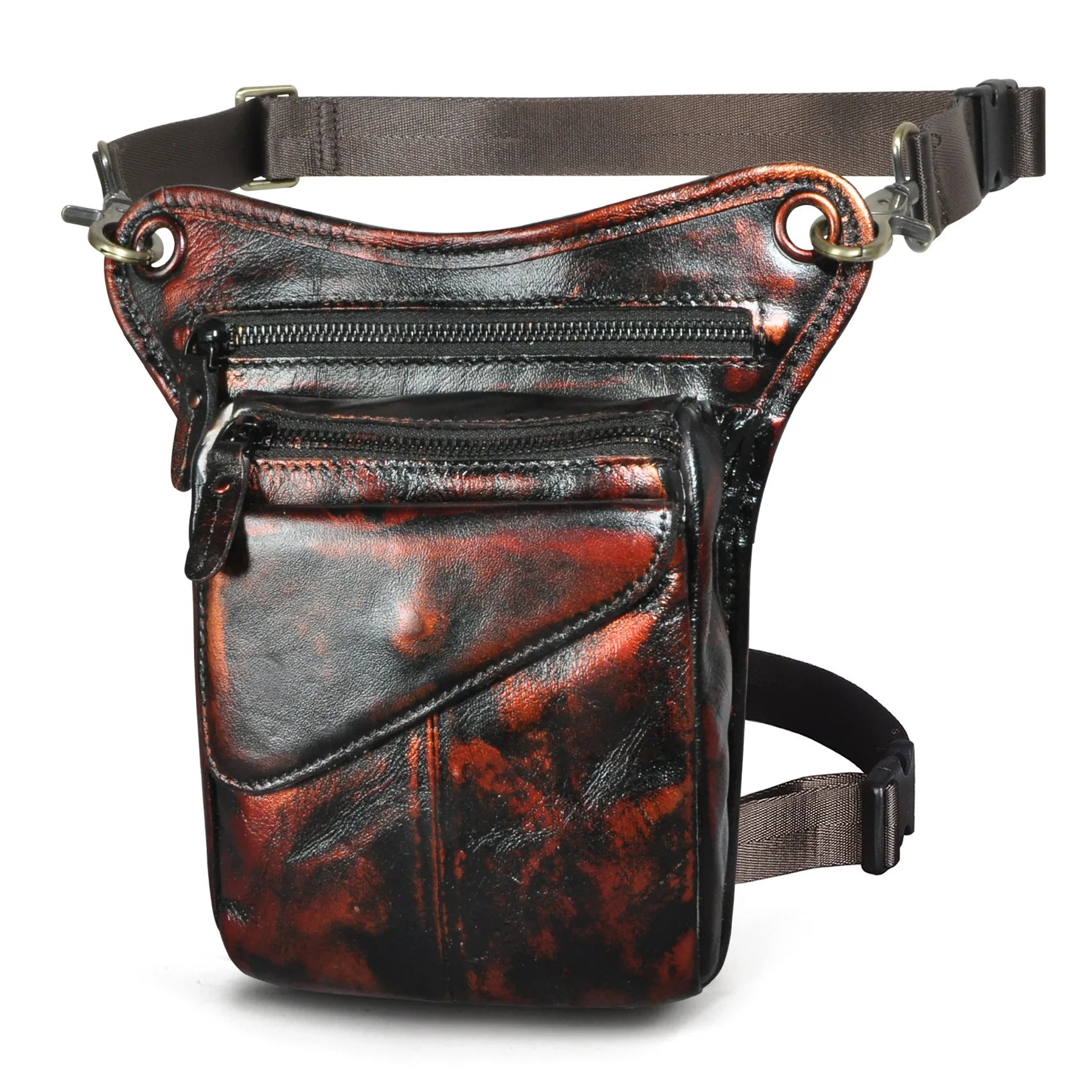 Viking Loot Leather Leg Bag