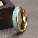 Valhalla Sky Turquoise and Tungsten Carbide Ring