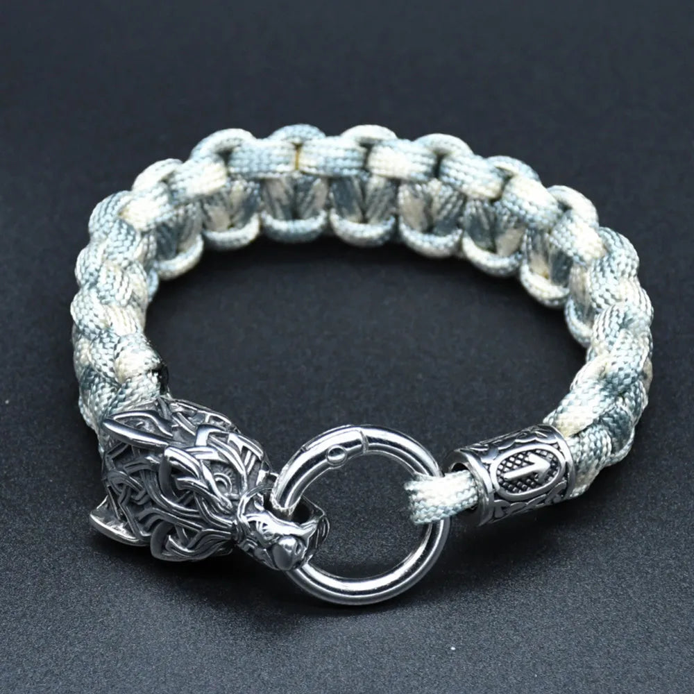 Odin Wolves Paracord Bracelet