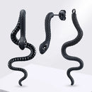 Jormungandr the Midgard Serpent Steel Earrings