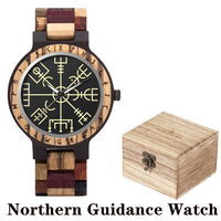 Viking Vintage Wooden Watch