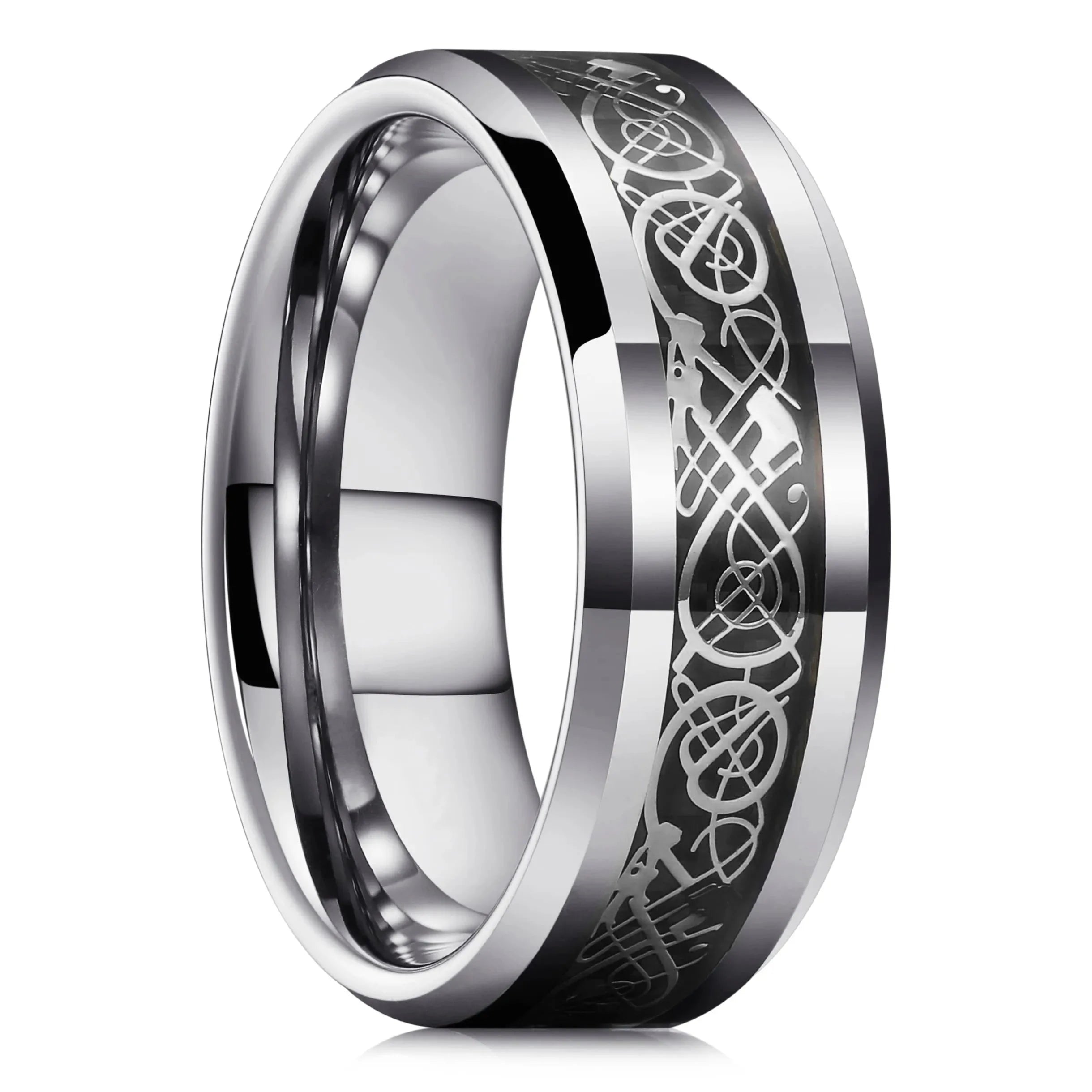 Jormungandr Tungsten Carbide Ring