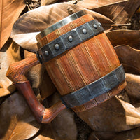 Viking Barrel Drinking Mug