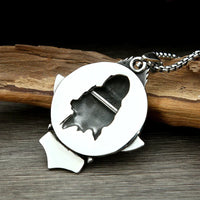 Berserker Warrior Steel Necklace