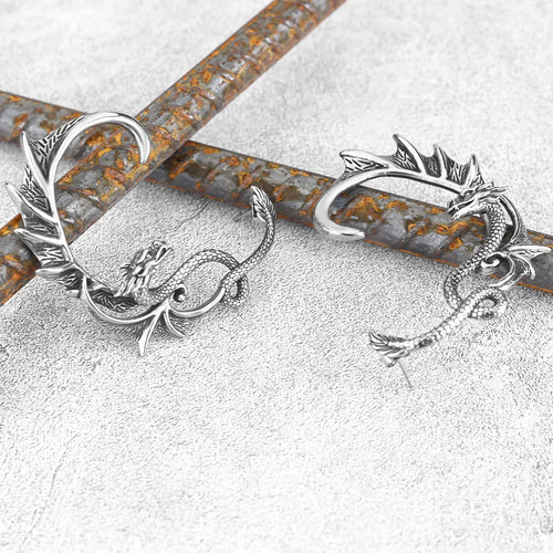 Dragon Wings Stainless Steel Earring