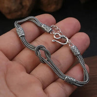 Knots of Wyrd 925 Silver Bracelet