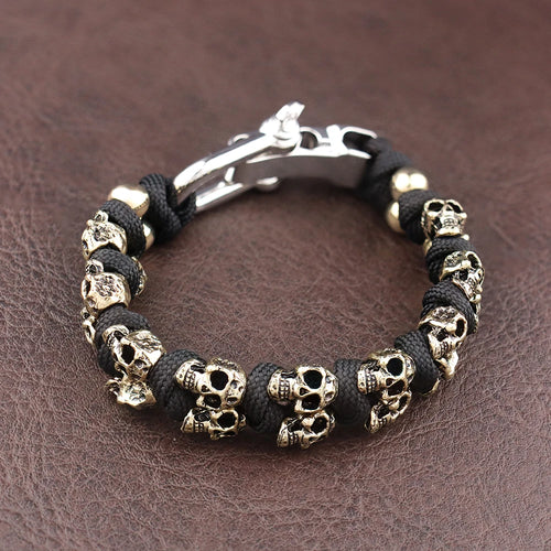 Warrior Trophies ParaCord Skull Bracelet
