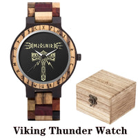 Viking Vintage Wooden Watch