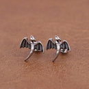 Winged Dragon Fafnir Surgical Steel Earrings
