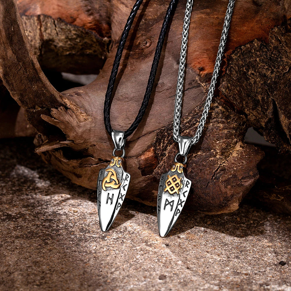 Odin's Spear Gungnir Steel Necklace