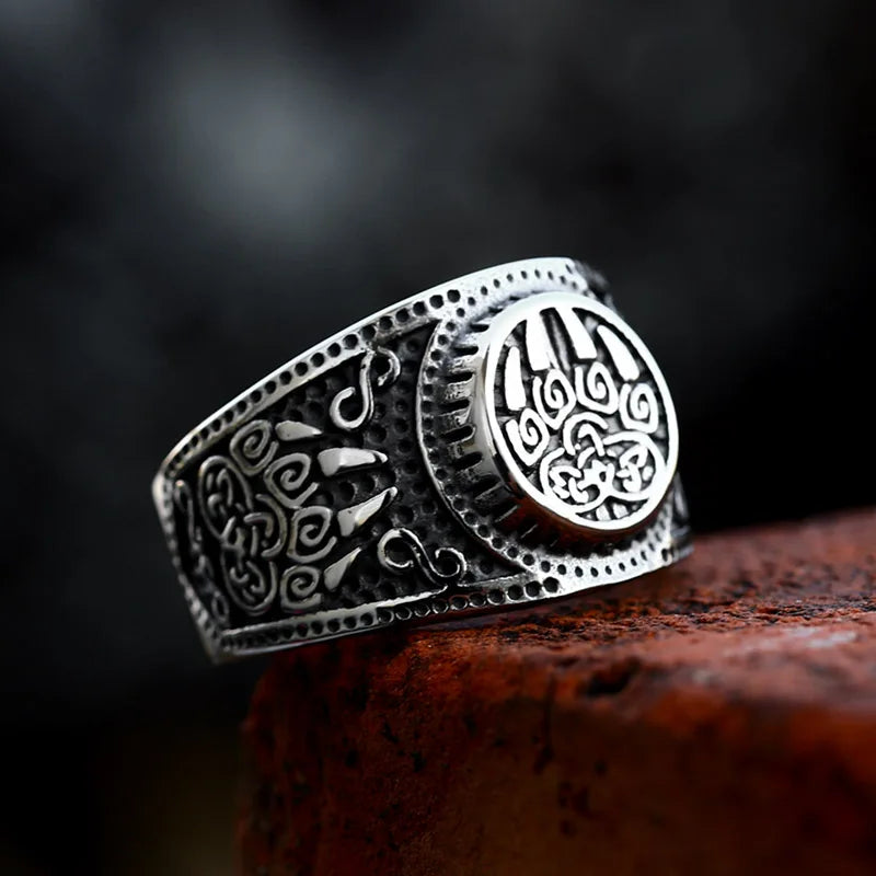 Berserker Bear Claw Stainless Steel Ring