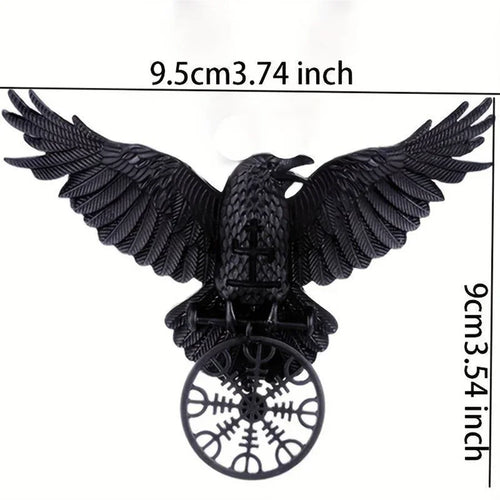 Raven of Odin brings Aegishjalmur Hair Clasp