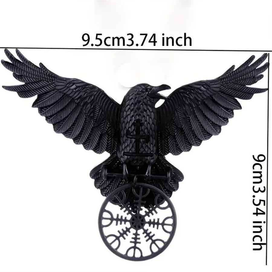 Raven of Odin brings Aegishjalmur Hair Clasp