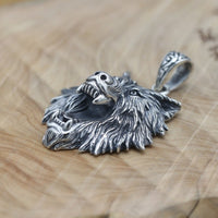 Great Wolf Fenrir 925 Silver Pendant