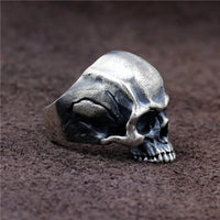 Bound to Hel  925 Sterling Silver Skull Ring