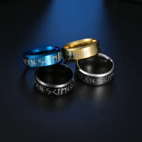Viking Rune Ring - Stainless Steel