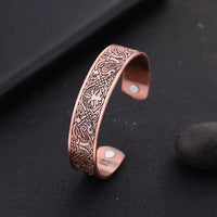 Yggdrasil, the Tree of Life with Norse Knots, Bracelet in 316L Stainless Steel