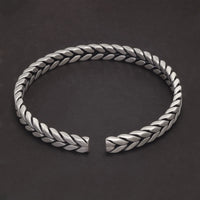 Weaved Wyrd 990 Fine Silver Bracelet