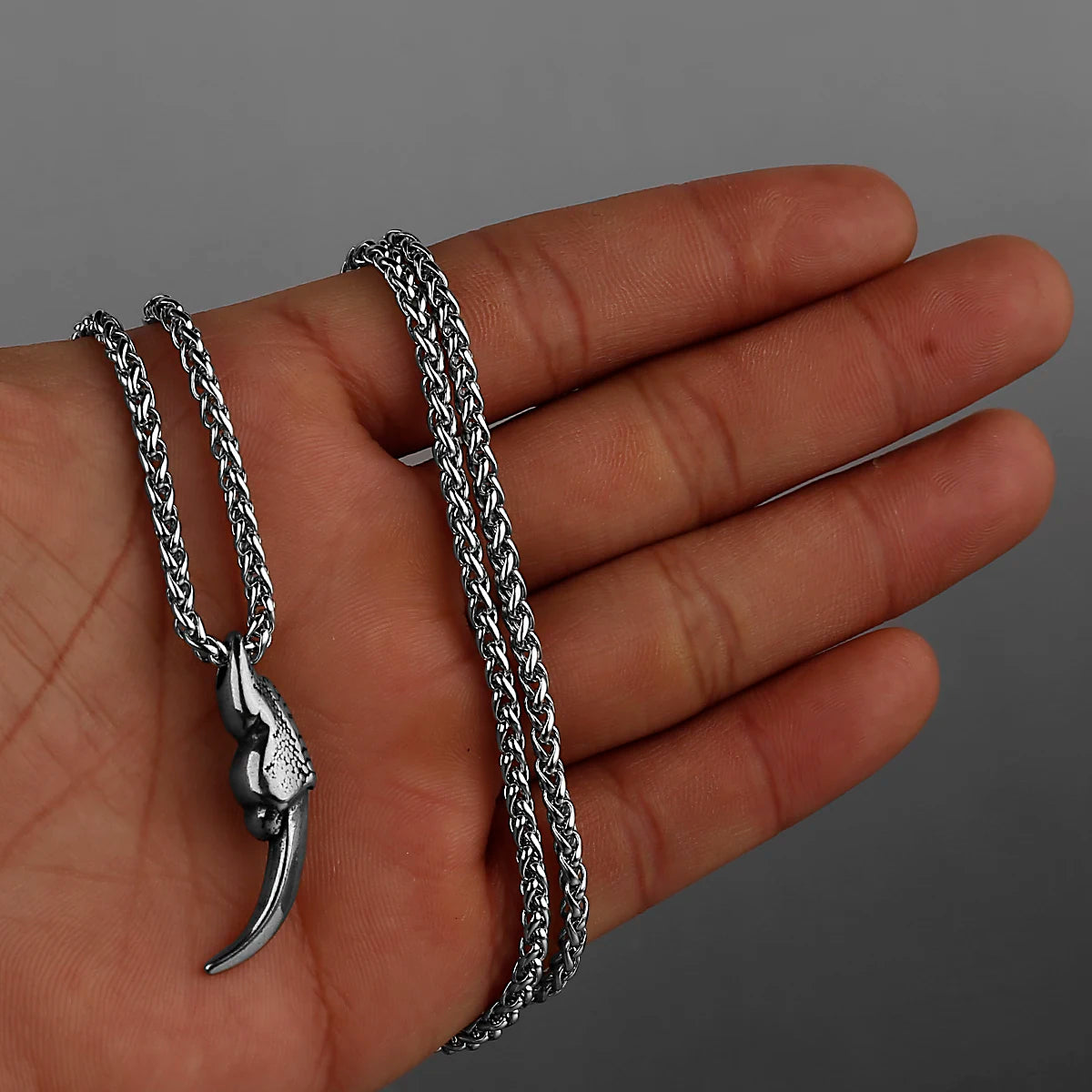 Dragon Claw Steel Pendant