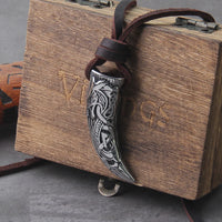 Fenrir Wolf Fang 316l Stainless Steel Necklace