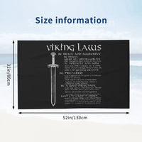 Viking Beach Towel in Microfiber