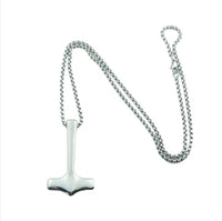 Historical Thor Hammer Mjolnir Stainless Steel Necklace