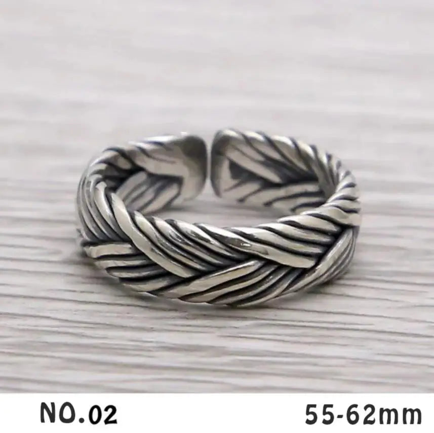 Wide Gleipnir - Handmade 925 Sterling Silver Ring