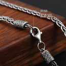 Fenrir's Binding Gleipnir 925 Sterling Silver Necklace