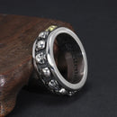 The Ring of Skulls 925 Sterling Silver