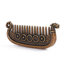 Viking Longship Comb in Steel