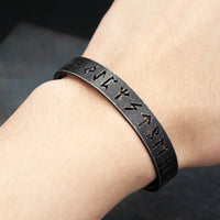 Runic Arm Ring in Stainless Steel