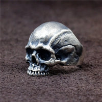 Bound to Hel 925 Sterling Silver Skull Ring