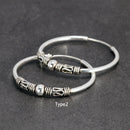 Waves of Njord 925 Sterling Silver Earrings