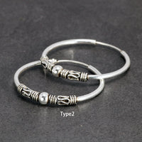 Waves of Njord 925 Sterling Silver Earrings