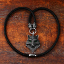 Snarling Fenrir - 316L Stainless Steel Necklace