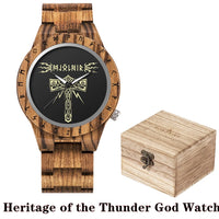 Viking Vintage Wooden Watch