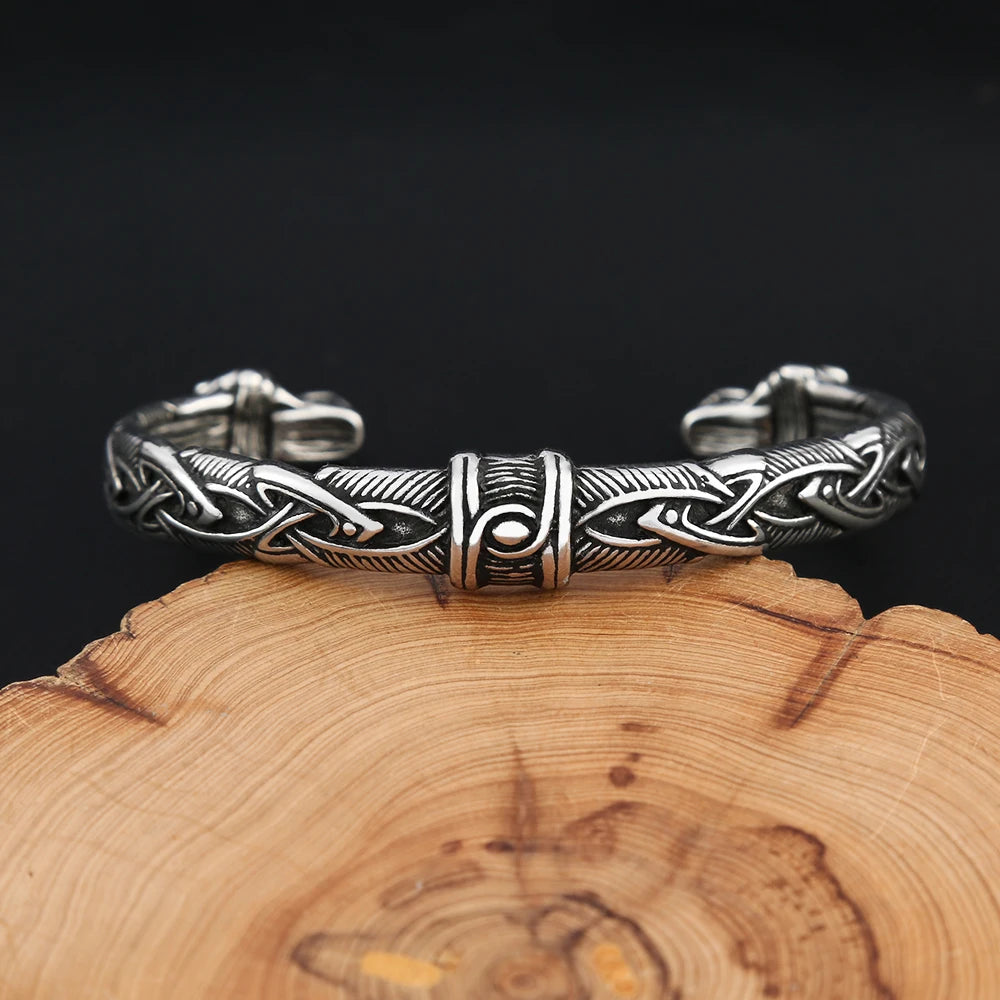 Wolves of Odin Geri and Freki Armring