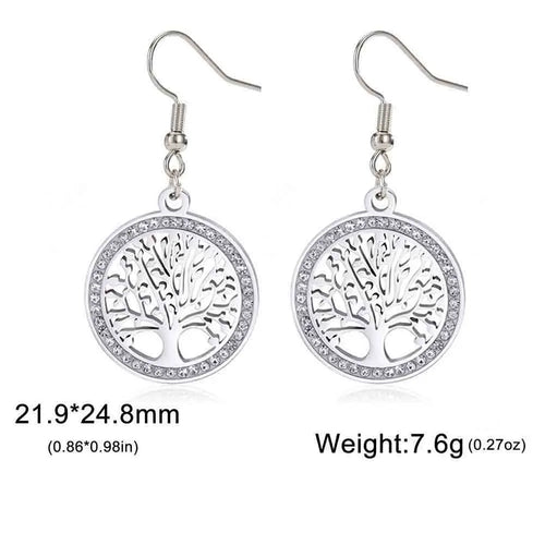 Yggdrasil the Tree of Life Drop Earrings