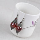 Idun Fruits Drop Earrings in 925 Sterling Silver
