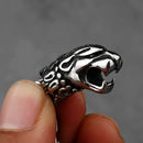 Freya Cat with Runes Steel Bracelet