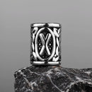 Stainless Steel Runes Beard Rings
