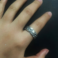 Hel Skulls 925 Sterling Silver Resizable Ring